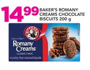 Baker's Romany Creams Chocolate Biscuits-200g