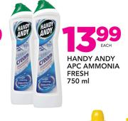 Handy Andy APC Ammonia Fresh-750ml Each