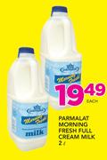 Parmalat Morning Fresh Full Cream Milk-2L Each
