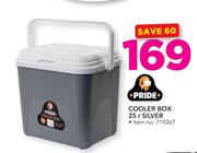 Pride Cooler Box 25Ltr Silver