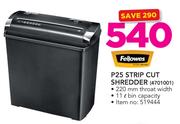 Fellowes P25 Strip Cut Shredder 4701001