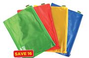 A4 Simplifile Carry Folder With File Rings Assorted