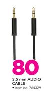 Swiss 3.5mm Audio Cable