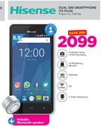 Hisense Dual Sim Smartphone T5 Plus Including Bluetooth Speaker
