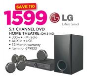 LG 5.1 Channel DVD Home Theatre DH-3140
