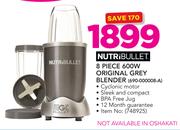 Nutri Bullet 8 Piece 600W Original Grey Blender 690-000008-A
