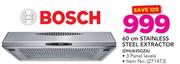 Bosch 60cm Stainless Steel Extractor DHU635GZA