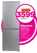 Hisense 299Ltr Bottom Freezer Fridge Metallic H299BME
