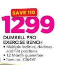 Everlast Dubell Pro Exercise Bench