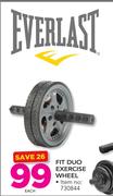 Everlast Fit Duo Exercise Wheel