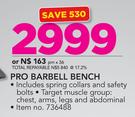 Everlast Pro Barbell Bench