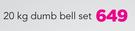 Everlast 20Kg Dumb Bell Set