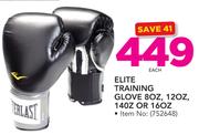 Everlast Elite Training Glove 8OZ, 12OZ, 14OZ, 16OZ-Each