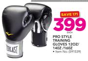 Everlast Pro Style Training Gloves 12OZ/14OZ/16OZ-Each