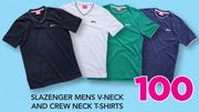 Slazenger Mens V-Neck And Crew Neck T-Shirts