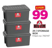 Big Jim 25Ltr Storage Box-For 3