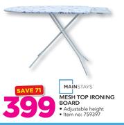 Mainstays Mesh Top Ironing Board