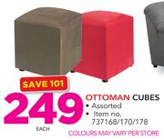 Ottoman Cubes Assorted-Each
