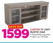 Carter TV Unit Rustic Oak