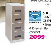 Toolroom 4 Drawer File Cabinet