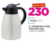 Mainstays 2Ltr Stainless Steel Vacuum Jug