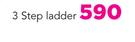 Home Quip Easy Fold 3 Step Ladder