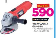 Black & Decker 900W Angle Grinder