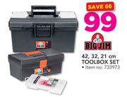 Big Jim 42, 32, 21cm Toolbox Set