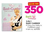 Soft Beginnings 3 In 1 Baby Carrier