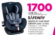 Safeway Moto X1 Car Seat Group GRPO 1.0-18KG