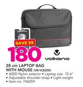 Volkano 28cm Laptop Bag With Mouse VB-VLB200