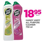 Handy Andy All Purpose Cleaner-750ml Each