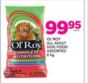 Ol'Roy All Adult Dog Food Assorted-8Kg Each
