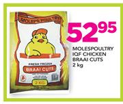 Molespoultry IQF Chicken Braai Cuts-2kg