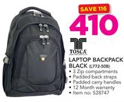Tosca Laptop Backpack Black (L772-50B)