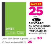 Croxley Order Book Carbon Duplicate