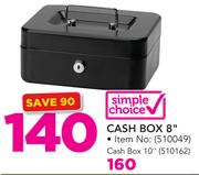 Simple Choice Cash Box 8”