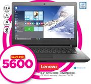 Lenovo 15.6” Intel Core i3 Notebook