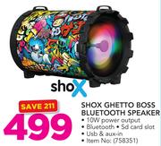Shox Ghetto Boss Bluetooth Speaker