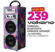 Valkano Carnival Bluetooth Karaoke Speaker (VK-3009-PRGN)