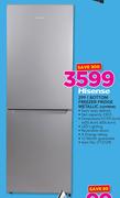 Hisense 299Ltr Bottom Freezer Fridge Metallic H299BME