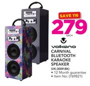 Volkano Carnival Bluetooth Karaoke Speaker-Each