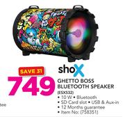 Shox Ghetto Boss Bluetooth Speaker ESX532