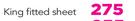 Design Studio King Fitted Sheet