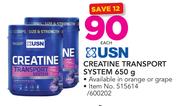 USN Creatine Transport  System In Orange Or Grape-650g Each