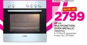 Bosch 60cm Multifunction Oven Metallic HEN201E2