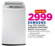 Samsung 9Kg Top Loader Washing Machine White WA90H4200SW