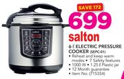 Saton 6Ltr Electric Pressure Cooker SEPC-01