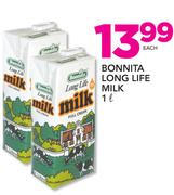 Bonnita Long Life Milk-1Ltr Each