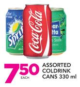 Assorted Coldrink Cans-330ml Each